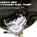 Linhai 260 Vacuum Fuel Pump for YAMAHA Rhino 450 660 UTV YXR450 YXR660 Replace 5UG-13910-01-0 5UG13910010