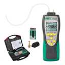 Manometer Gas Pressure Tester 241.3Kpa/35Psi Wide Range Digital Manometer Lp Gas Pressure Tester with 11 Pressure Units, MAX/MIN/AVG Measurement, Data Storage/Hold, 9V Battery