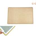 Durable Cat Scratcher Thick Sisal Scratching Pad for Cats Anti-Slip Scratch Sleeping Mat No Mess Furniture Protector Natural for Claws (Pack of 2)