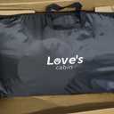 Love's cabin Pet Puppy Dog Playpen, Medium Dog Tent Crates Cage Indoor/Outdoor, Portable Playpen for Cat, Foldable Pop Up Dog Kennel Playpen with Carring Case, Removable Zipper Top, Moss Green