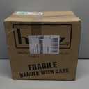 HOMZ 10-Pack Snaplock, Small Clear Plastic Storage Organizer Bins w/Lids, 6 Quart, Blue - Stackable Container Boxes for Bedroom, Bathroom, Garage, and Office Organization