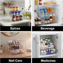 3-Tier Vitamin Storage Organizer, Organizer For Vitamin Bottles And Medicine Bottle, Vitamin Bottle Organizer For Countertop, Bathroom Cabinet Storage Items Are Clearly Visible