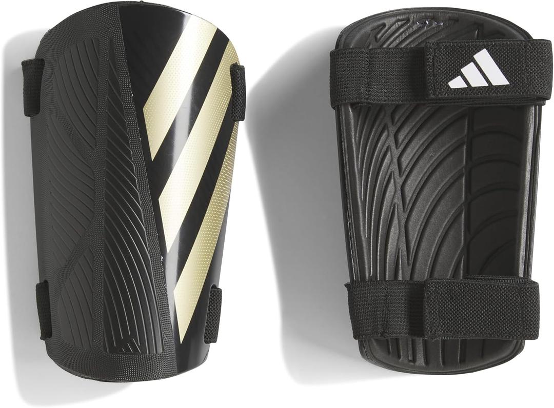 Adidas Unisex-Adult Tiro Training Shin Guards, Black/Gold Metallic/White, X-Large