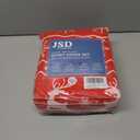 JSD Red Christmas Duvet Cover Set Queen Size, 3 Piece Snowflakes Reindeer Snowflakes Printed Microfiber Comforter Cover with Pillow Sham