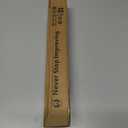 creathome Basic 13 Inch Multiple Use Anti-Rust Matt Black Wall Mounted Hanger with 5 Hooks