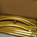 Wokceer Wedding Arch Backdrop Stand 7.2FT, 6.6FT, 6FT Set of 3 Gold Metal Arch Backdrop Stand for Wedding Ceremony Baby Shower Birthday Party Decor
