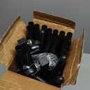 Calmootey Double Rod Clothing Garment Rack,Rolling Hanging Clothes Rack,Portable Clothes Organizer for Bedroom,Living Room,Clothing Store,Black