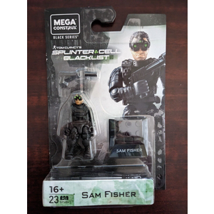 MEGA CONSTRUX BLACK SERIES SAM FISHER SPLINTER CELL FIGURE MOC