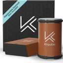 Kiqube Rolling Knife Sharpener Kit with Diamond Discs – Precision Knife Sharpener Roller with 15° & 20° Angles – Magnetic Rolling Sharpener for Knives for Razor-Sharp Edges – Chef Gift Set