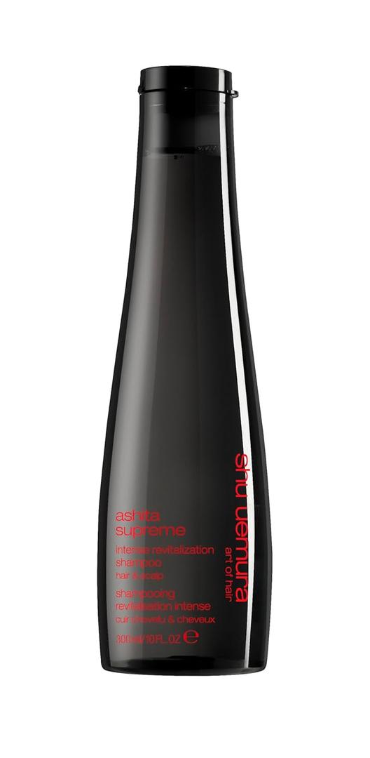 shu uemura art of hair Ashita Supreme Smoothing Shampoo - Adds Shine, Reduces Frizz, Strengthens Strands, Prevents Breakage, For All Hair Types, 10 Fl Oz