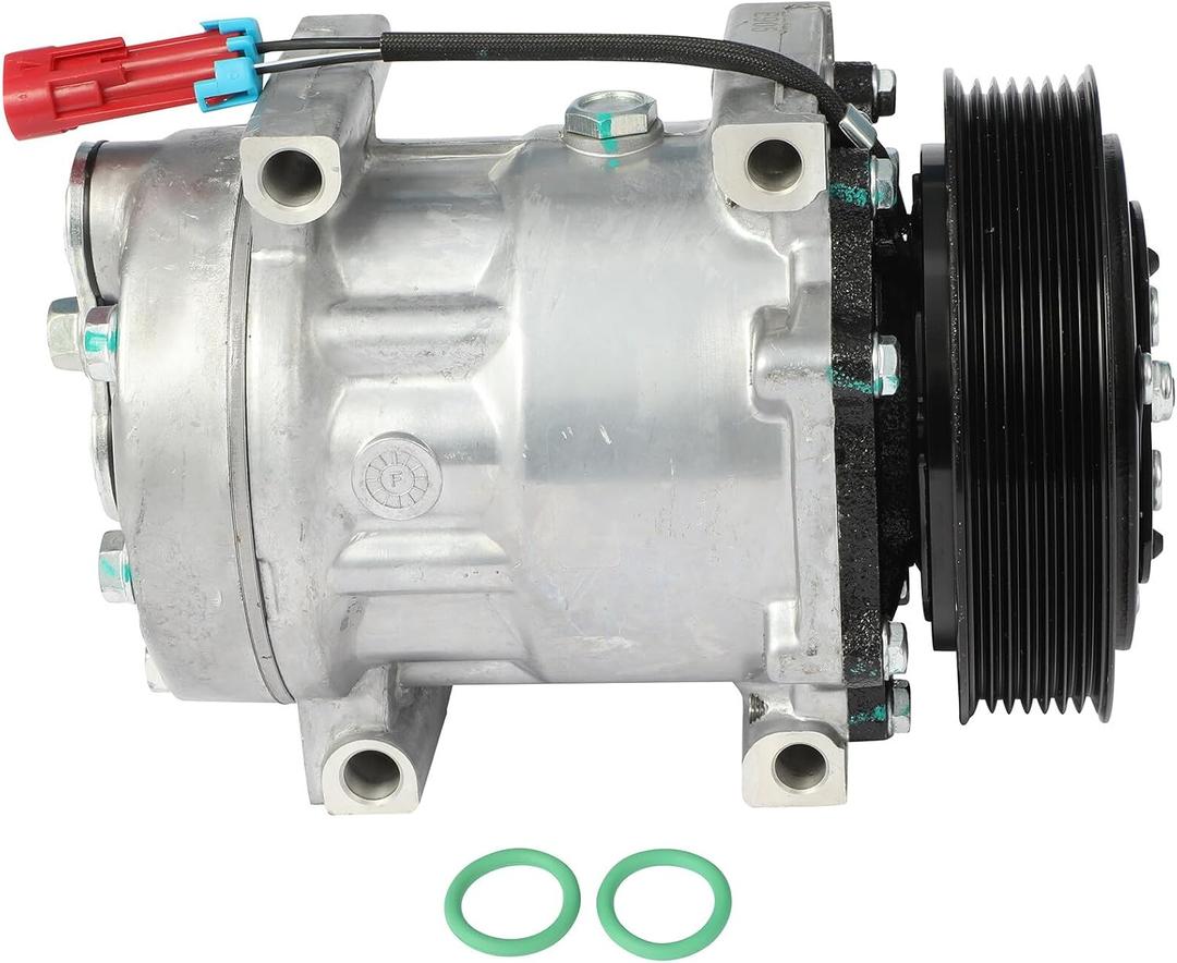 ECCPP AC Compressor Fast Cooling Fit for Chevrolet C4500 C5500 C6500 C7500 C8500 Kodiak 8.1L 2003-2009 Air Conditioning Compressor