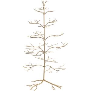 Red Co. Ornament Tree Christmas Dcor/Jewelry and Accessory Display in Gold Finish - 36" h