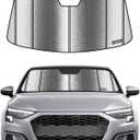 Windshield Sunshade for Audi A3/A3 Quattro/RS3/S3 2022-2025 - Metallic (2022-2025 A3, Metallic Silver(Metallic))