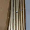 IFELS Heavy Duty Curtain Rods for Windows 66 to 120 Inch, 1 Inch Gold Curtain Rod Adjustable, Decorative Long Curtains Rods with Metal Finials, Easy Installation and Modern Design (A2,Gold,30"-120")
