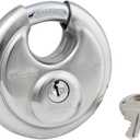 Master Lock 40T Stainless Steel Discus Padlock, 2 Pack