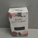 Baby Sling Carrier, Baby Carrier Newborn to Toddler, Adjustable and Lightweight Toddler Carrier(10-30lbs),Baby Sling with Safety Buckle (Mesh, Black)