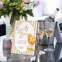 Aperol Spritz Bar Sign, Wedding Cocktail Bar Wooden Stand Sign 5x7 Inch, Baby Bridal Shower Table Decor, Wedding Signs for Reception Ceremony Home Party Tabletop Desk Decorations