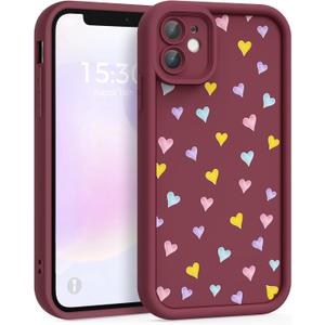 Case for iPhone 12, Silicone Shockproof Cover Women