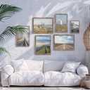 18x24 Picture Frame, Brown 18 x 24 Poster Frame for Horizontal or Vertical Wall Mounting, 1 Pack