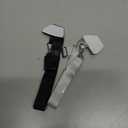 CACOE Phone Lanyard 2 Pack-2× Adjustable Neck Strap,2× Phone Patches,Universal Cell Phone Multifuctional Patch Lanyards Compatible with Most Smartphones(Black+Gray)