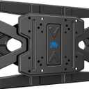 Mounting Dream Ultra Slim TV Wall Mount for Most 26-75 Inch Television, Full Motion Wall Mount with Smooth Extension, Swivel and Tilt, Low Profile TV Mount Fits 16'' Studs, Up to 400x400mm, 88LBS