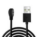 6mm Magnetic USB DC Charger Cable, 2.7ft Replacement Oval Base Charging Cord for Rechargeable Toys, Massagers, Electric Toothbrushes,Children's Watches, Dog Trainer, Facial Cleanser (Black)