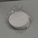 Bucherry 30 Pcs Clear Acrylic Place Cards for Wedding, 2 x 4 Inch Half Circle Table Number Card DIY Blank Name Plate Blank Seating Card for Wedding Guest Names Table Numbers