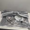 Neothm Mobile TV Stand with Power Outlet, Tilting & Swivel Rolling TV Cart for 32-75 Inch TVs, Height Adjustable Portable TV Stand with Shelf, Portrait/ Landscape, 88 lbs Capacity, Max VESA 600x400mm