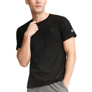 Champion Men's Classic Short Sleeve T-Shirt, Standard Fit, Midweight 100% Cotton, Black, 4X-Large Tall
