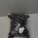 60PCS Greenhouse Clips 1 1/4 Inch Greenhouse Clamps Black Plastic Clamps Garden Buildings Tube Clips for PVC Pipe Greenhouse Films, Sunshade Nets, Row Covers, Shelters, Farming, Gardening