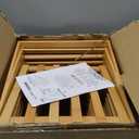 Fengzhizhu Bamboo Shoe Rack 6 Tier Foldable Shoe Rack Narrow Vertical Shoe Organizer Free Standing Shelf, Multifunctional Slim Storage for Entryway, Corner, Bedroom, Hallway, Wood Color