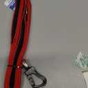 TwoEar 6FT 1IN Strong Red Dog Leash with 2 Padded Handles, Traffic Handle Extra Control, Comfortable Soft Dual Handle, Auto Lock Hook, Reflective Walking Lead for Small Medium and Large Dogs