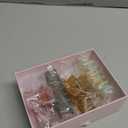4Pcs Large Acrylic Hair Claw Clips - Strong Hold Thick Hair Banana Barrettes for Women Girls (Hair Clips, Banana(gray/champagne/green/pink))
