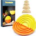 4-in-1 Tortilla Sealer and Press for 10"+8"+6"+4" Wraps | Quesadilla Press, Burrito and Taco Maker | Leak-Resistant Seal Design | Versatile Kitchen Tool for Calzones, Dumplings & Sandwiches