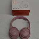 Bluetooth Wireless Headphones Over Ear,BERIBES 65H Playtime and 6 EQ Music Modes with Microphone, HiFi Stereo Foldable Lightweight Headset, Deep Bass for Home Office Cellphone PC Etc.(Pink)