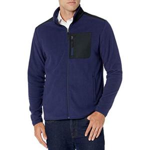 Amazon Essentials Men's Full-Zip Fleece Jacket Size S