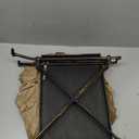 Creative Co-Op Vintage Rectangular Metal Side Table with Claw Sole Feet, Antique Bronze, Medium Rectangle