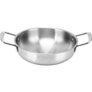 Korean Ramen Pot Stainless Steel, 7.9 inch Small Noodle Cooking Pot for Stove Top and Induction, Single Serve Soup Pot for Pasta, Lightweight Saucepan with Double Handles for Soup Noodle Pasta, 20cm