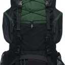 Teton 55L Scout Internal Frame Backpack for Hiking, Camping, Backpacking, Travel, Rain Cover Included, Dark Green