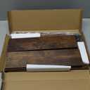 KLM Liquor Bottle Display Shelf, Coffee Syrup Rack Organizer, 3 Step Countertop Liquor Wine Rack, mini bar,liquor cabinet, Home Retro Bar Shelf Stand for Liquor Whiskey, Spirits