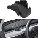 Silicone Phone Mount Holder for Tesla Model Y 2021-2025 and 2017-2023 Model 3 Accessories (Non Destructive)