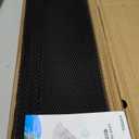 HOTYELL Lock-in Gutter Guard Screen – 6" x 36" Mesh Sheets for 4", 5", and 6" K-Style Gutters – Heavy Duty Fine Mesh Leaf & Debris Guard, Model: 6” x 78 ft - 26 Pack