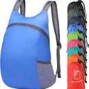 20L Ultra Hiking-Daypack Lightweight Foldable Travel Packable Backpack for Camping Cycling Outdoor, Sapphire