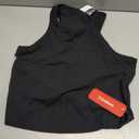 G4Free Workout Tank Tops for Women Slim Fitted Racerback Ribbed Athletic Gym Yoga Tanks Summer Casual (Black, XL)