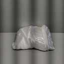 1 Piece Satin Fitted Sheet Only Classic Luxury Silky Soft Bed Sheets Solid Color (Queen, White)