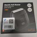 Electric Foil Shavers for Men: Mini Electric Razor with 3 Floating Blades, IPX7 Waterproof Foil Shaver, USB-C Rechargeable Shavers for Men with Travel Lock, Compact Grooming Gift for Home & Travel