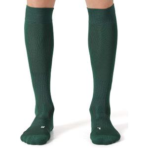 CS CELERSPORT 2/3 Pack Soccer Softball Baseball Socks for Youth Kids Adult Multi-Sport Compression Knee High Socks (Green, L)