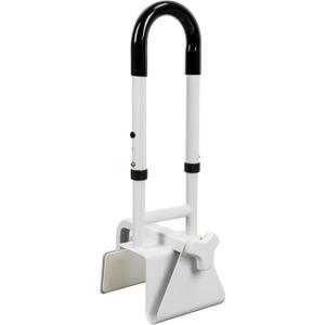 Adjustable Bathtub Grab Bars for Seniors, Bath Safety Grab Bar with Anti-Slip Cover for Elderly, Height and Width Adjustable