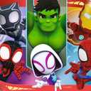 Ravensburger - Spidey and His Amazing Friends Marvel Puzzle Set, 4 Puzzles (12, 16, 20, 24 Pieces), Children's Puzzle for 3+ Years, 70x50cm