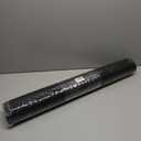 OLANLY Indoor Outdoor Mat, Sturdy Natural Rubber Floor Mat, Non Slip Low Profile Waterproof Doormat, and Stain Front Door Mats, Easy Clean Patio Entrance Mat, 48''x32'', Black